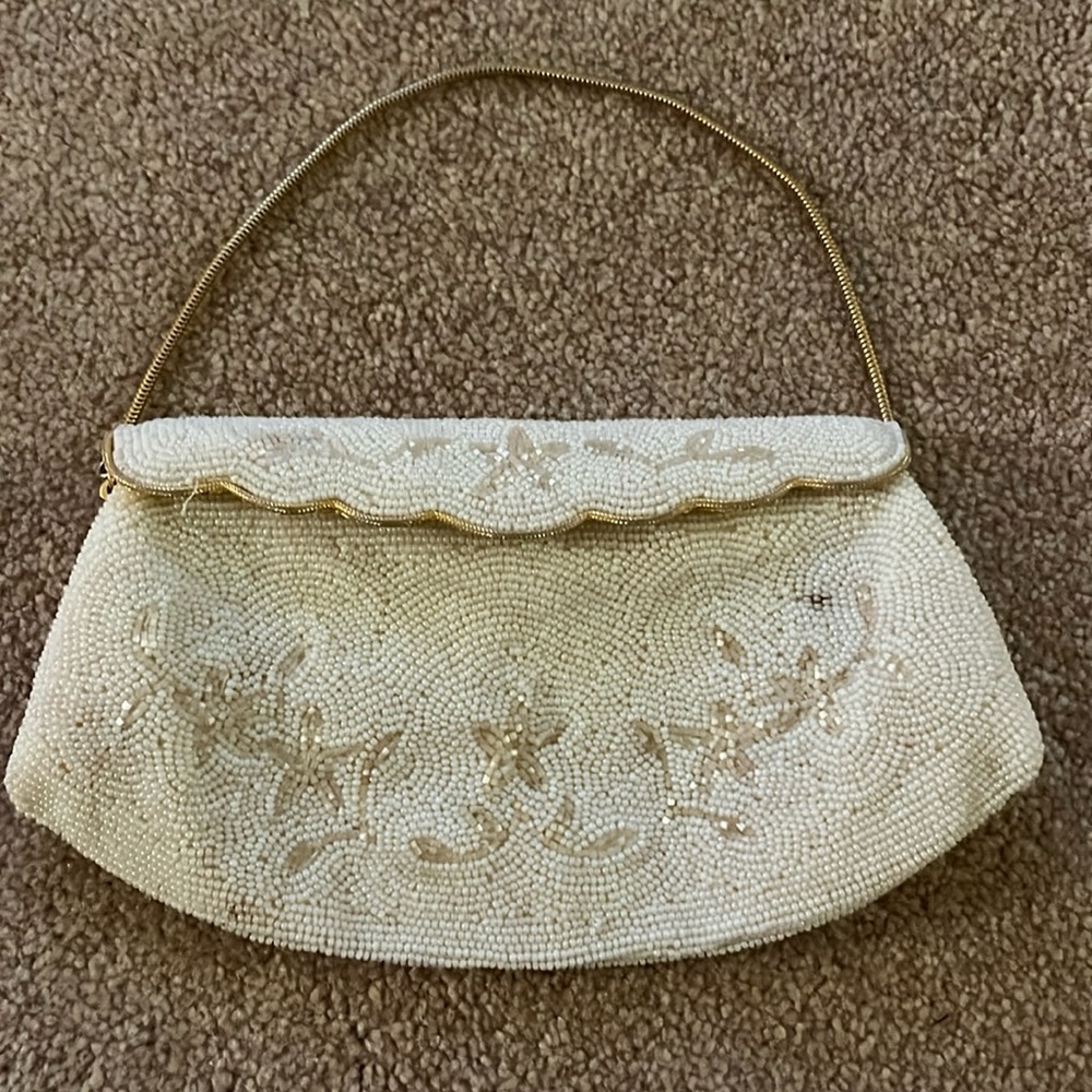 White Pearl evening bag